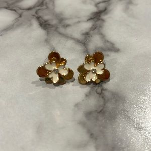 Kate spade flower earrings